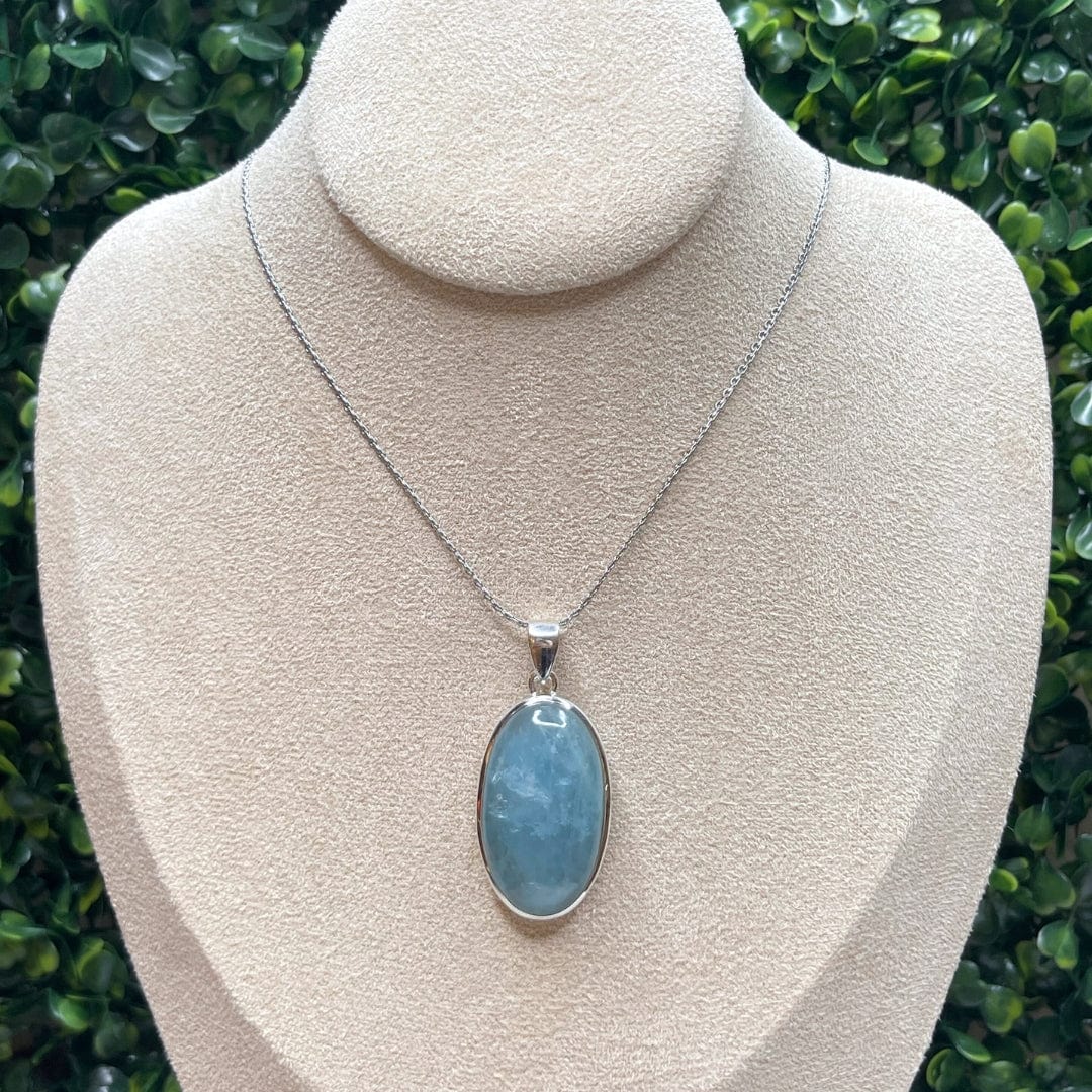 Pendentif Argent Aigue-Marine #13