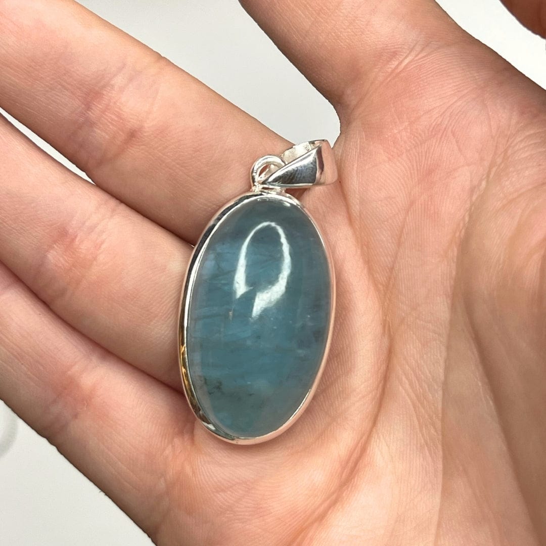 Pendentif Argent Aigue-Marine #17
