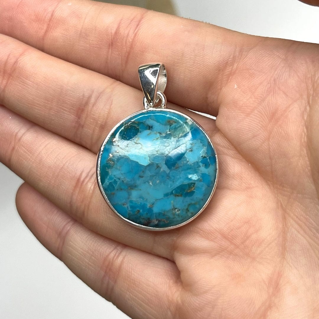 Pendentif Argent Turquoise Mohave #16