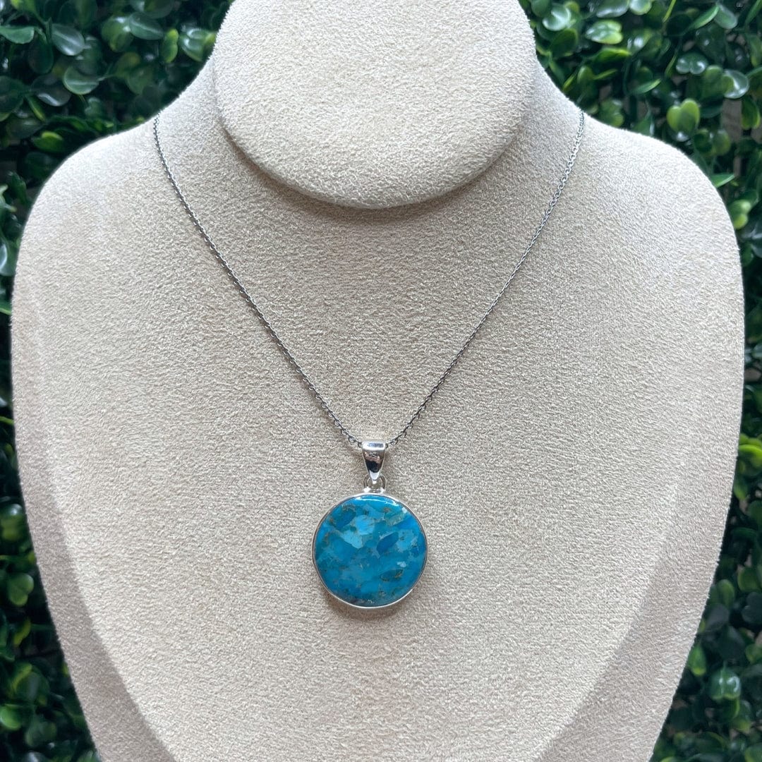 Pendentif Argent Turquoise Mohave #16