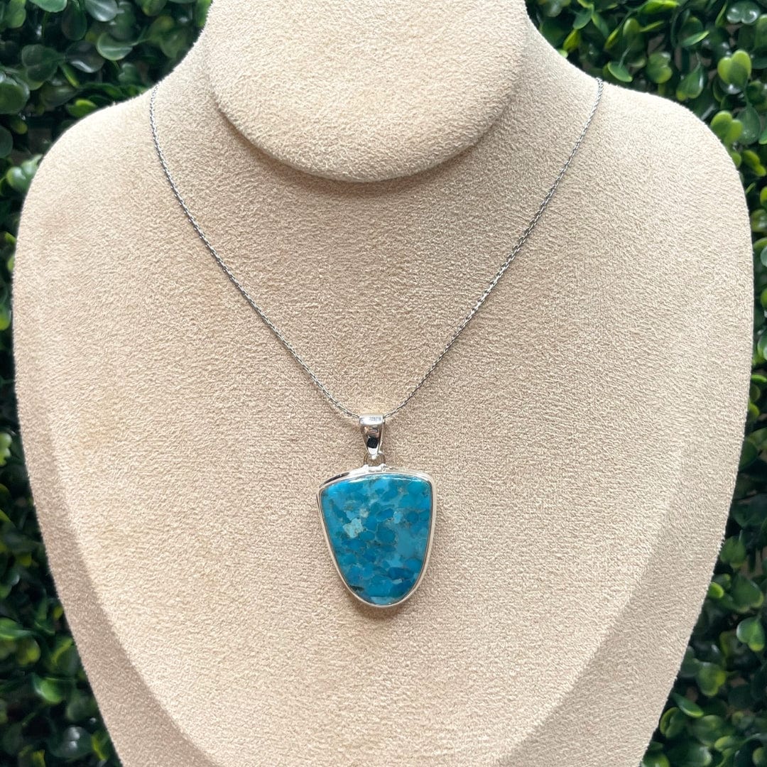 Pendentif Argent Turquoise Mohave #2