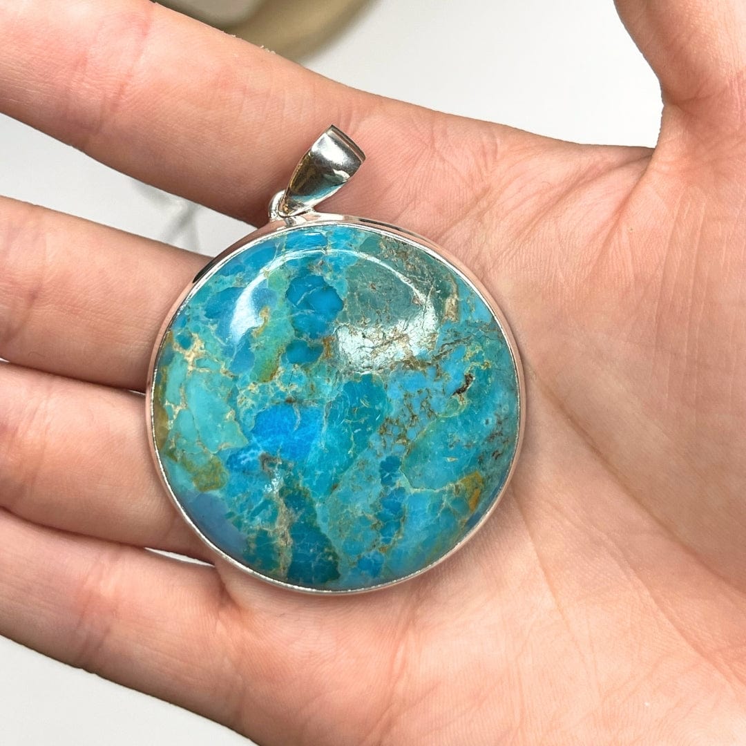 Pendentif Argent Turquoise Mohave #20