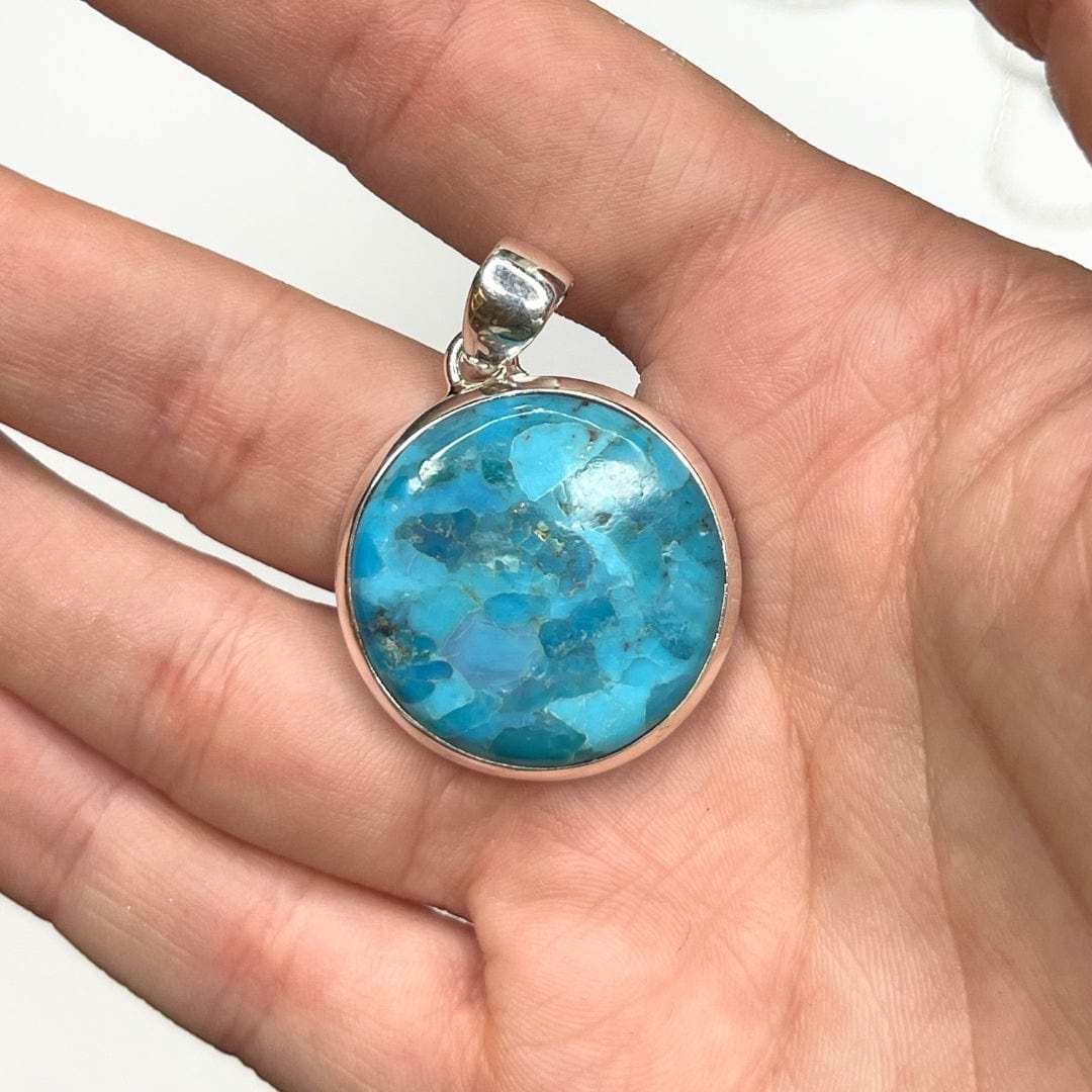 Pendentif Argent Turquoise Mohave #27
