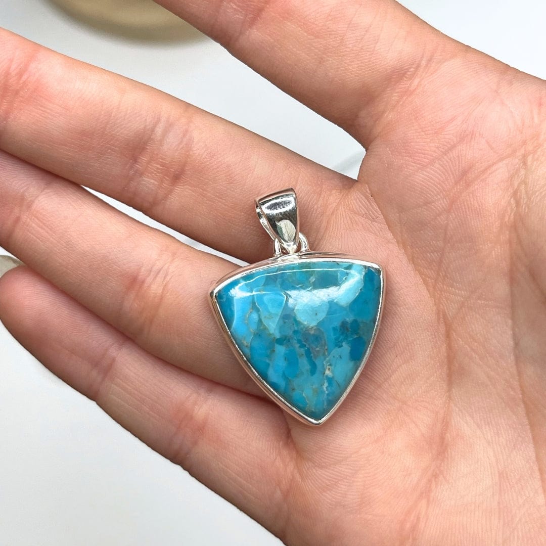 Pendentif Argent Turquoise Mohave #30