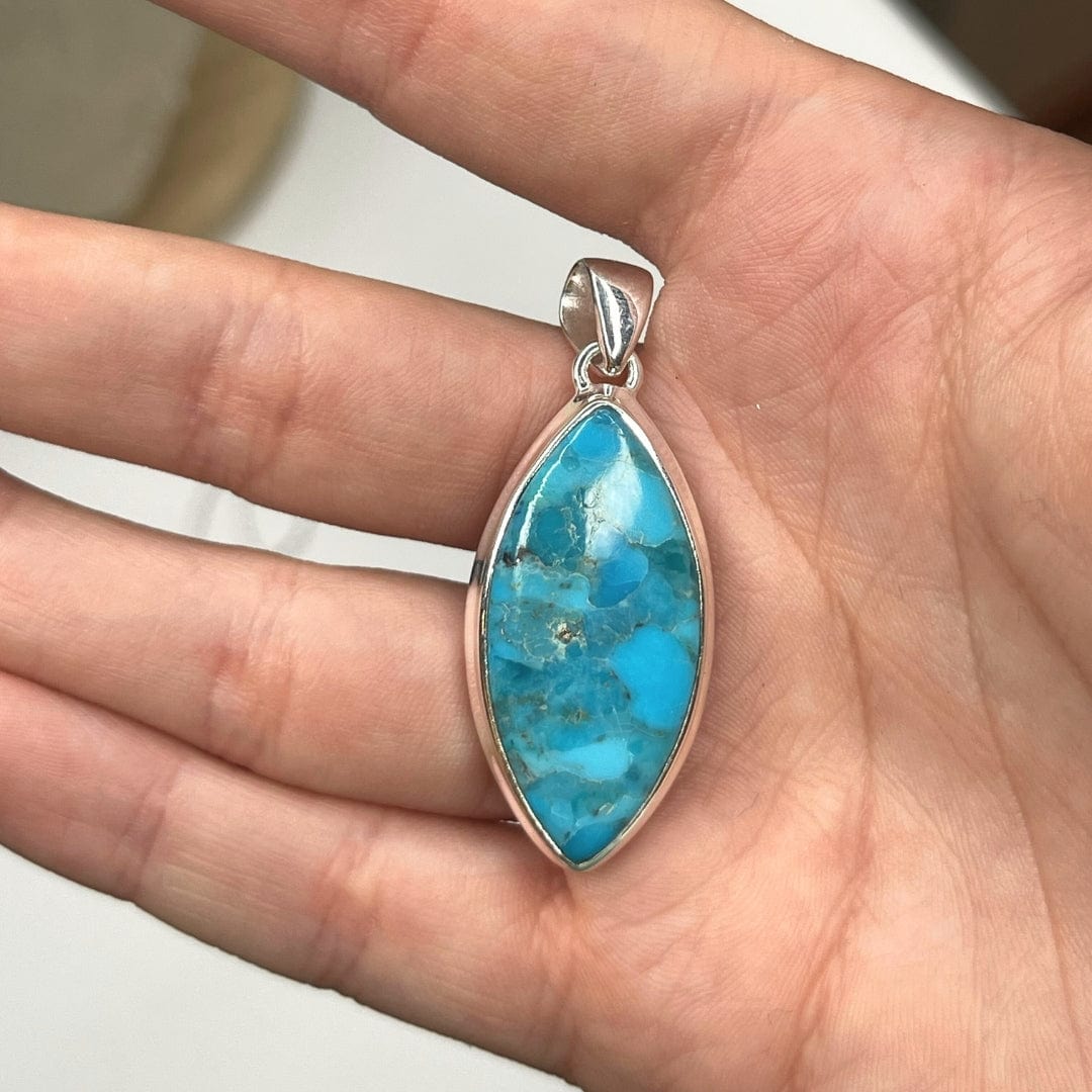 Pendentif Argent Turquoise Mohave #31