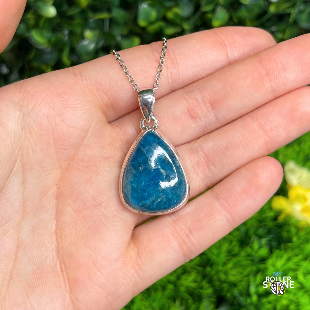 Pendentif Argent Apatite #3