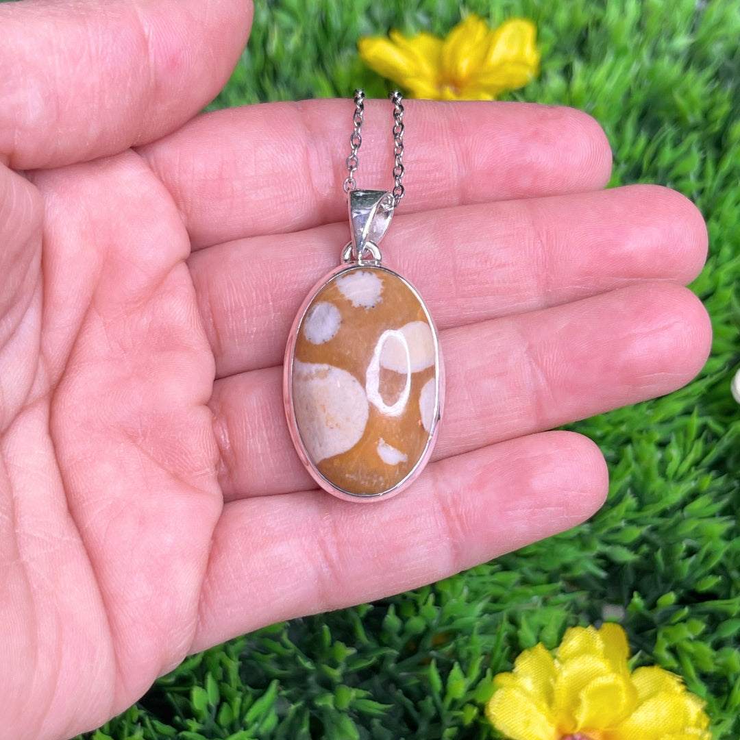 Pendentif Jaspe Faon #1