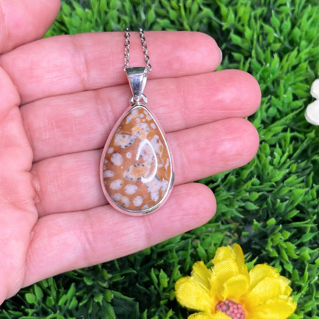 Pendentif Jaspe Faon #4