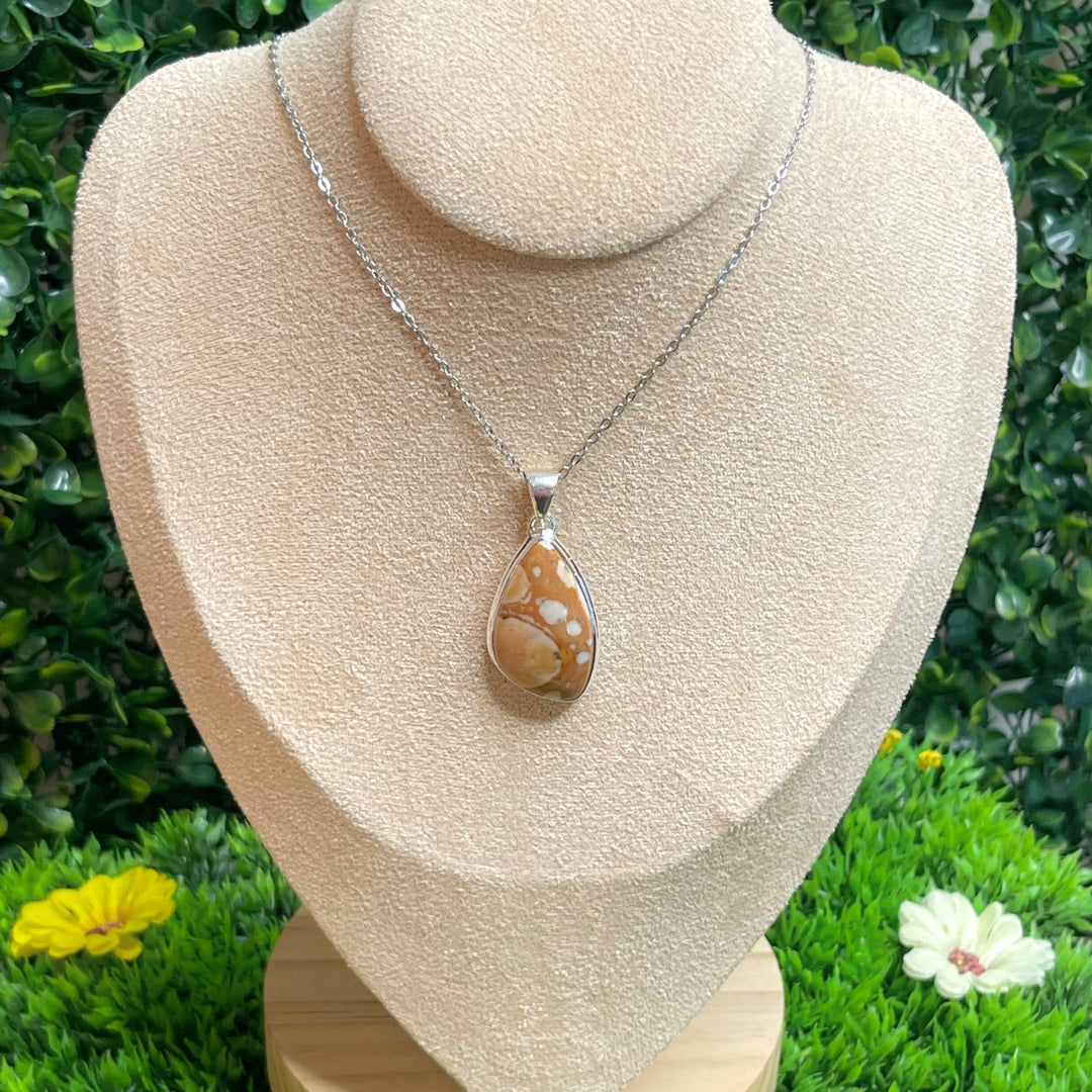 Pendentif Jaspe Faon #8