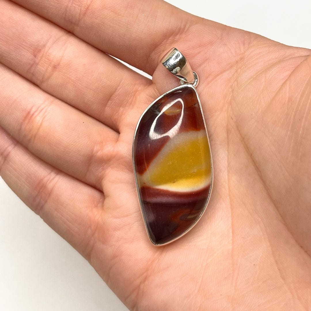 Pendentif Argent 925 Jaspe Mookaïte #13