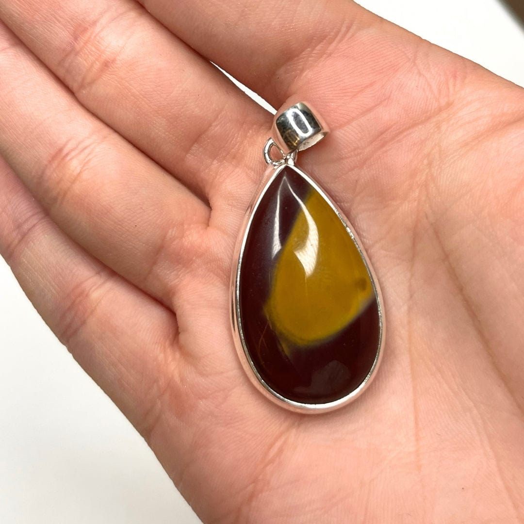 Pendentif Argent 925 Jaspe Mookaïte #23