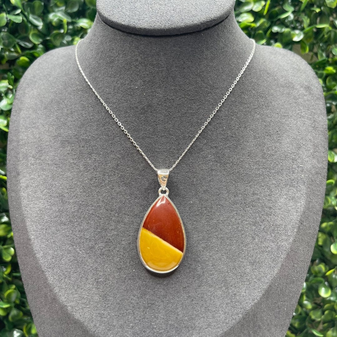 Pendentif Argent 925 Jaspe Mookaïte #6