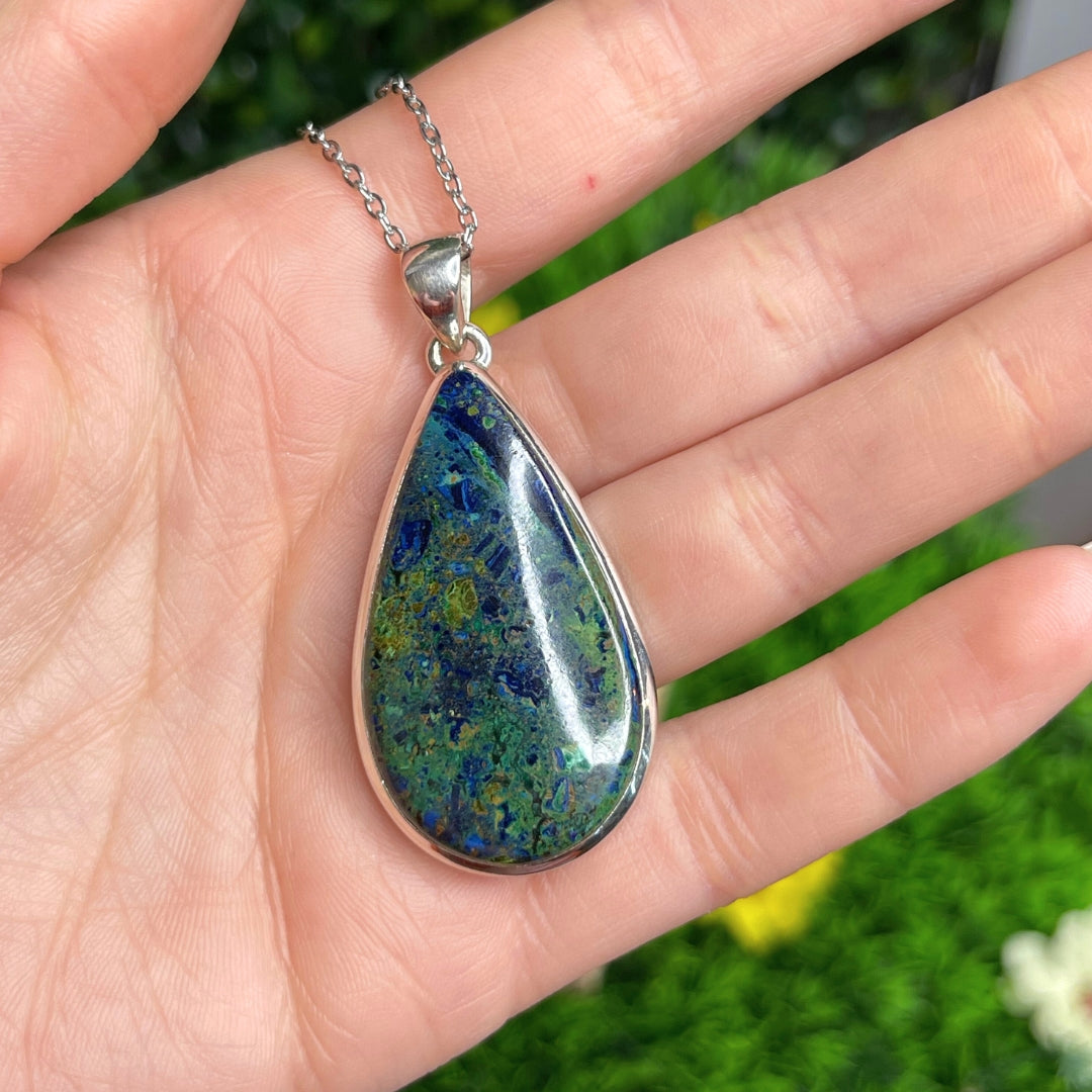 Pendentif Malachite Azurite #1