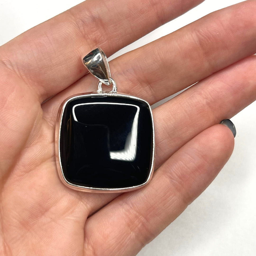 Pendentif Argent 925 Onyx #15