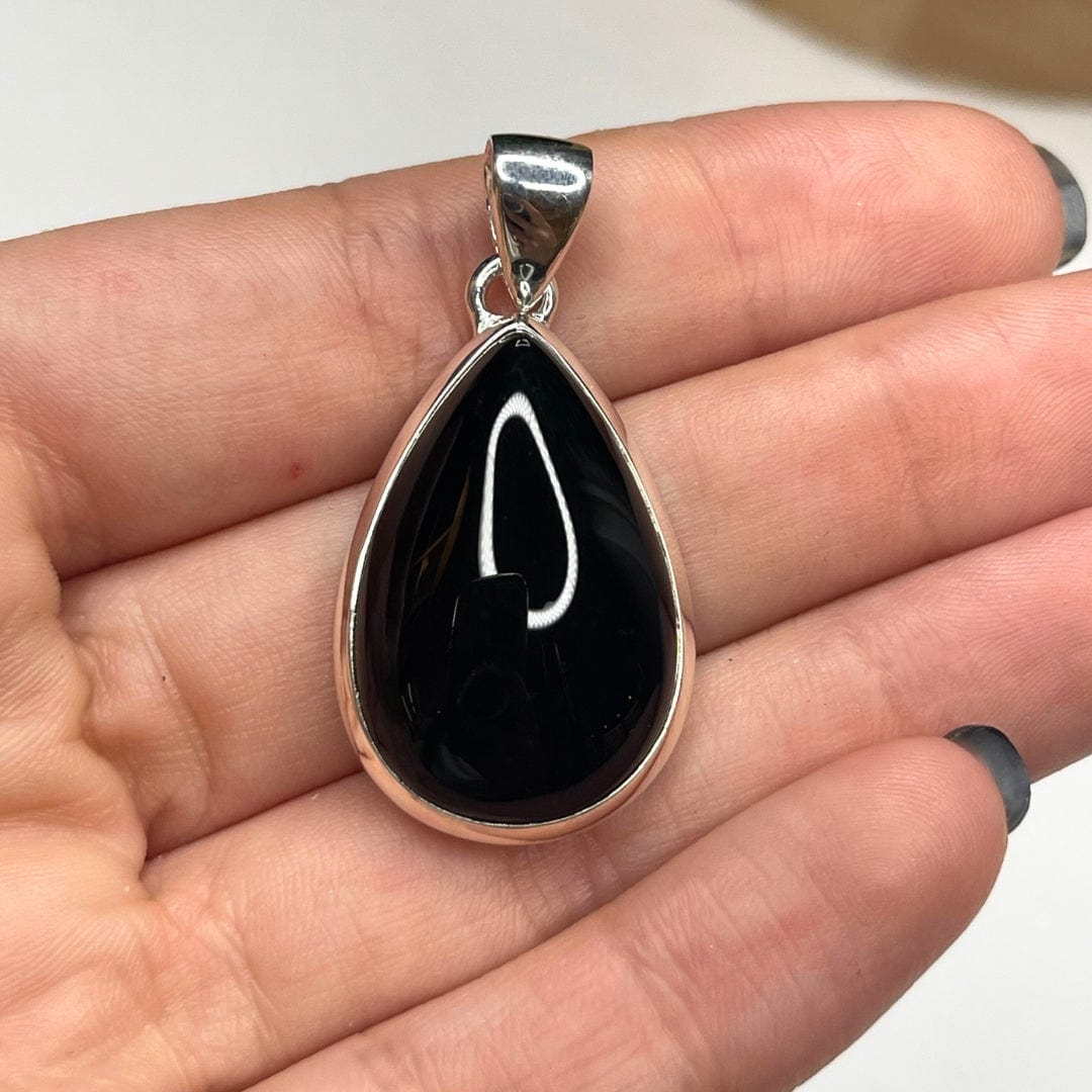 Pendentif Argent 925 Onyx #18