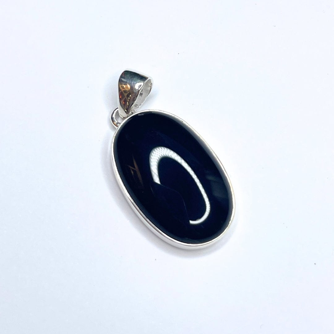 Pendentif Argent 925 Onyx #24