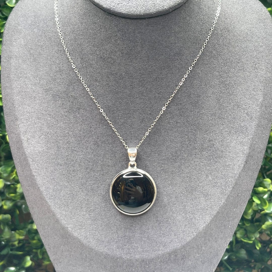 Pendentif Argent 925 Onyx #26