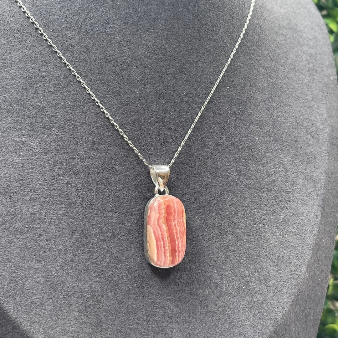 Pendentif Argent 925 Rhodochrosite #11