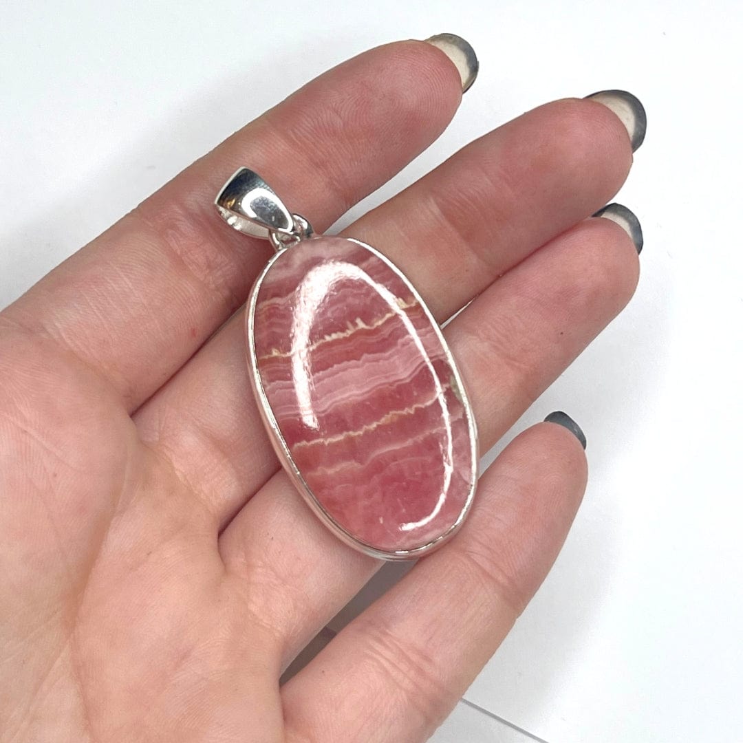 Pendentif Argent 925 Rhodochrosite #12