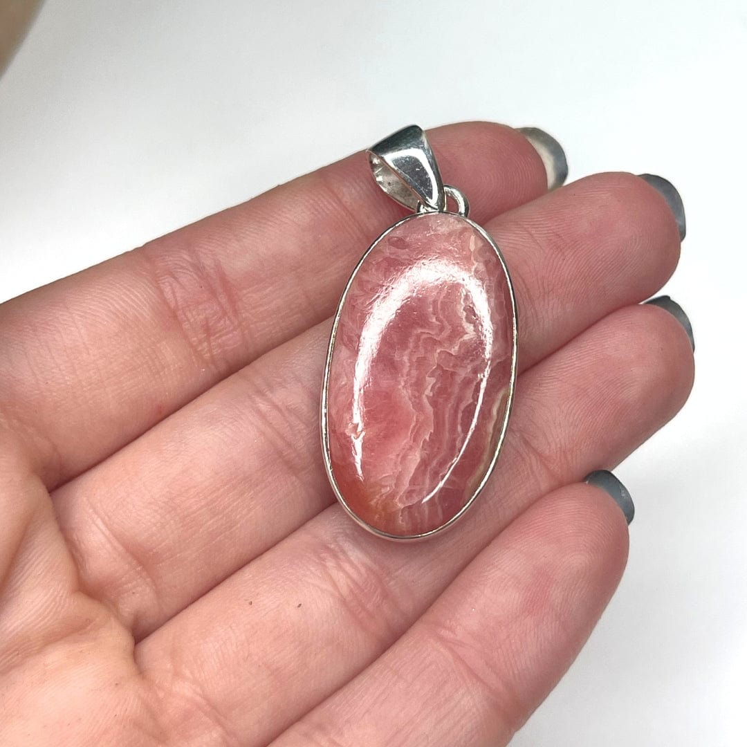 Pendentif Argent Sterling Rhodochrosite #15