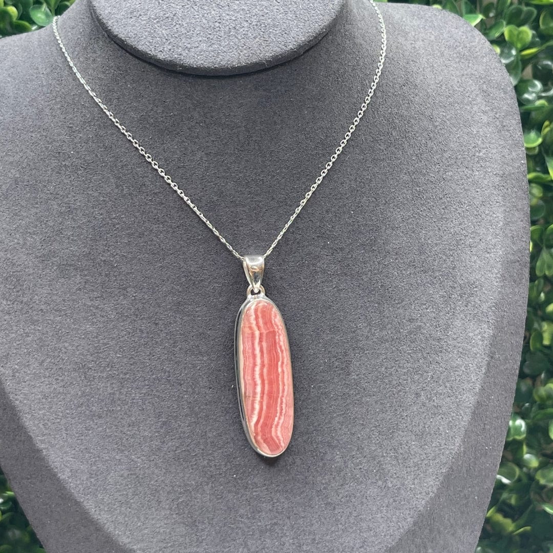 Pendentif Argent Sterling Rhodochrosite 21