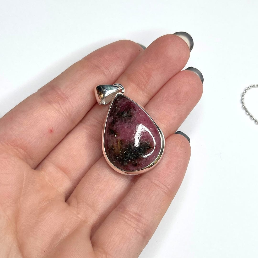 Pendentif Argent Sterling Rhodonite Australienne #10