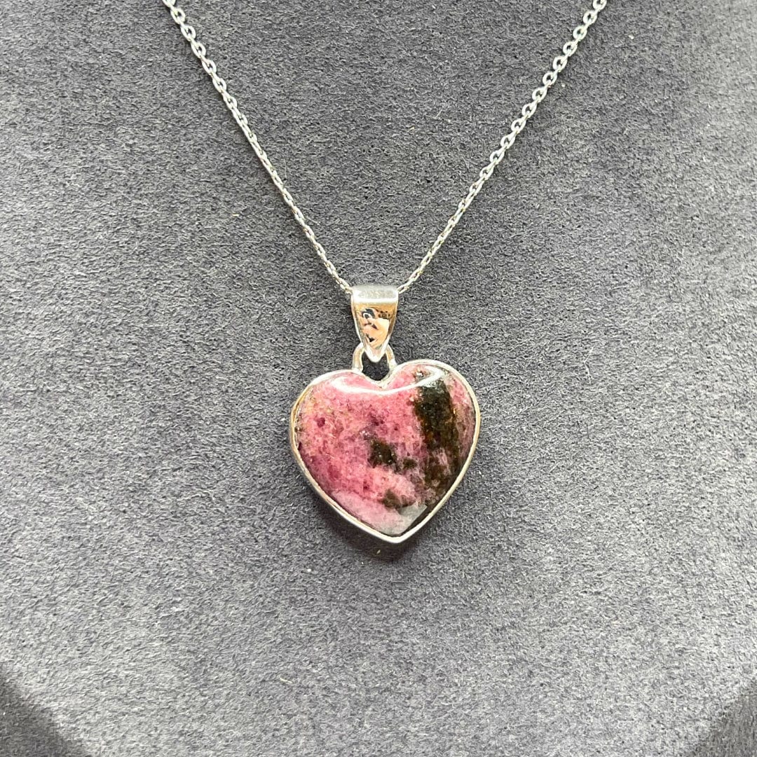Pendentif Argent Sterling Rhodonite Australienne #14