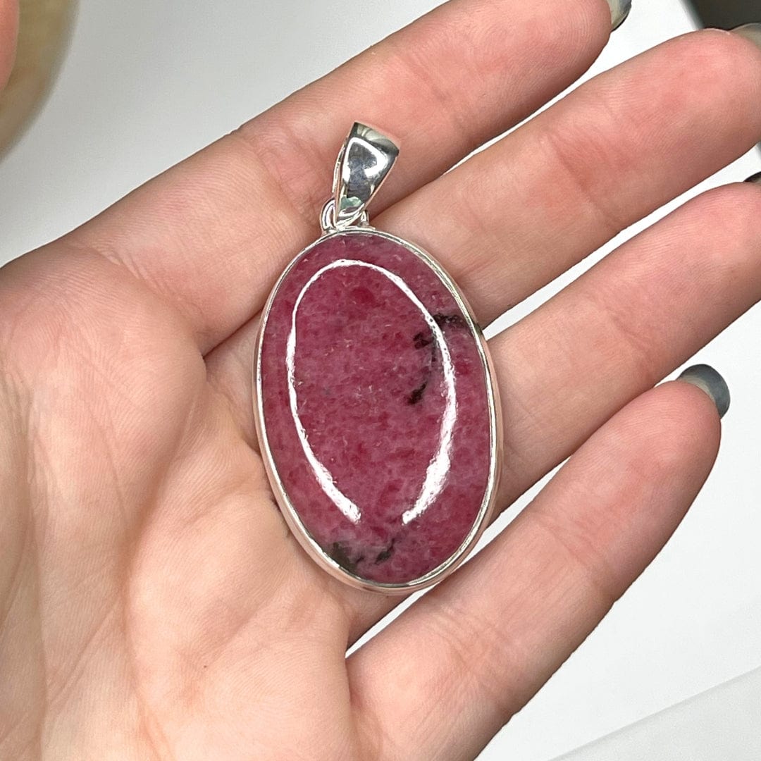 Pendentif Argent  925 Rhodonite Australienne #15