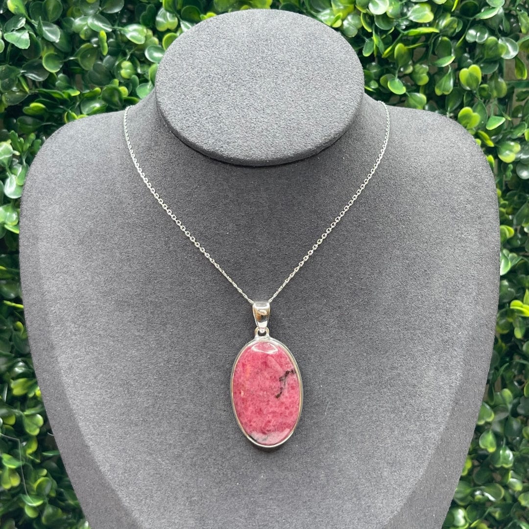 Pendentif Argent  925 Rhodonite Australienne #15