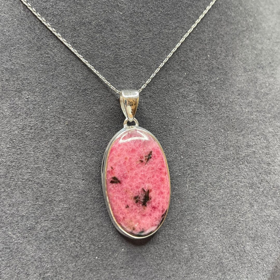 Pendentif Argent 925 Rhodonite Australienne #23