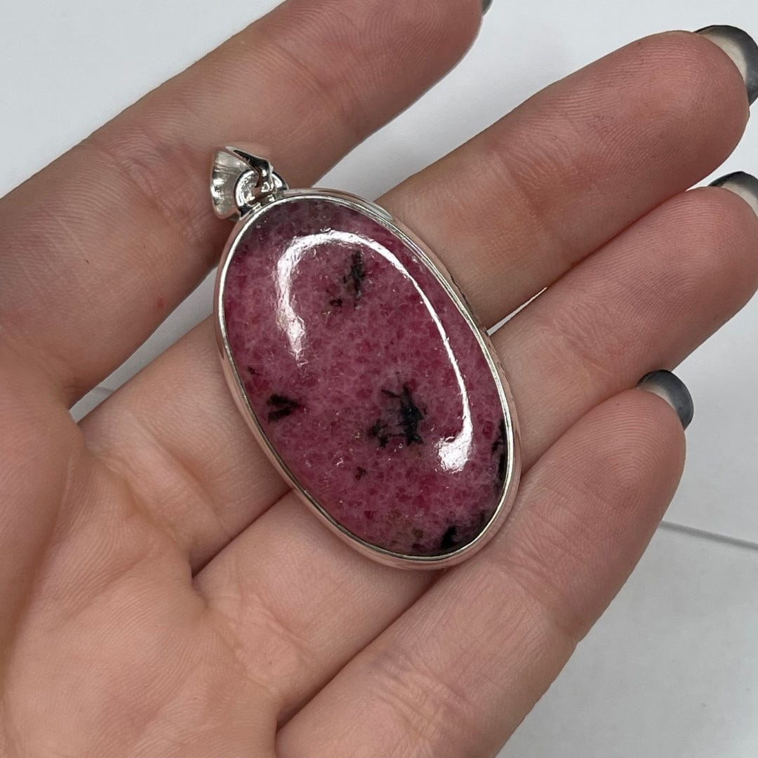 Pendentif Argent 925 Rhodonite Australienne #23