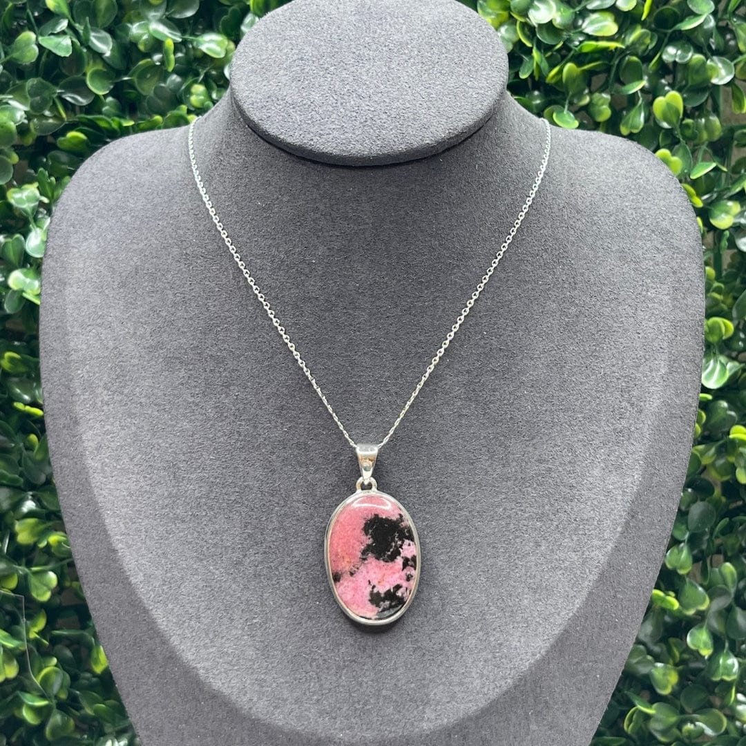 Pendentif Argent 925 Rhodonite Australienne #5