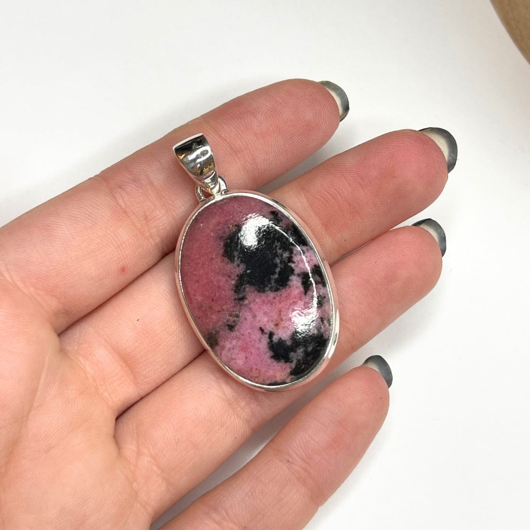 Pendentif Argent 925 Rhodonite Australienne #5