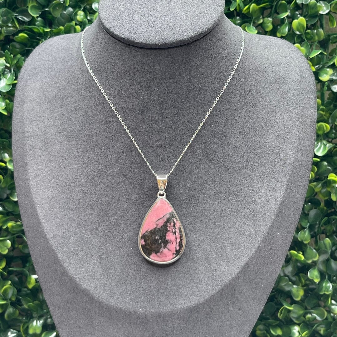 Pendentif Argent 925 Rhodonite Australienne #6