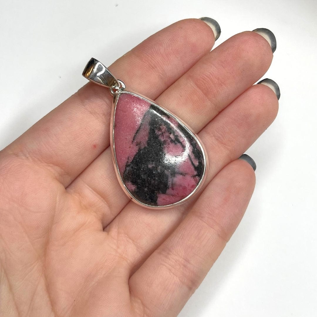 Pendentif Argent 925 Rhodonite Australienne #6