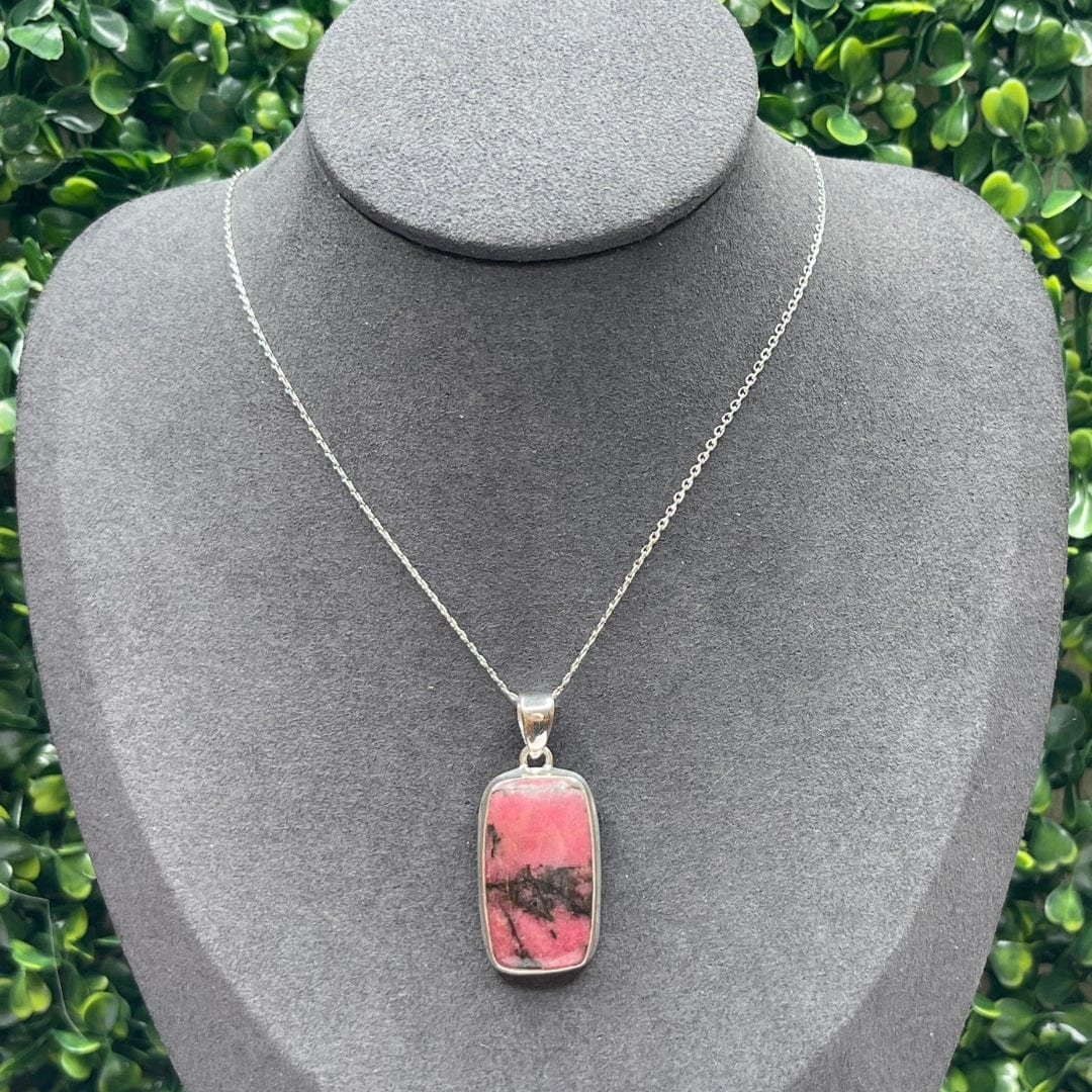 Pendentif Argent Sterling Rhodonite Australienne #7