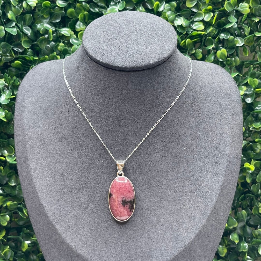 Pendentif Argent Sterling Rhodonite Australienne #8
