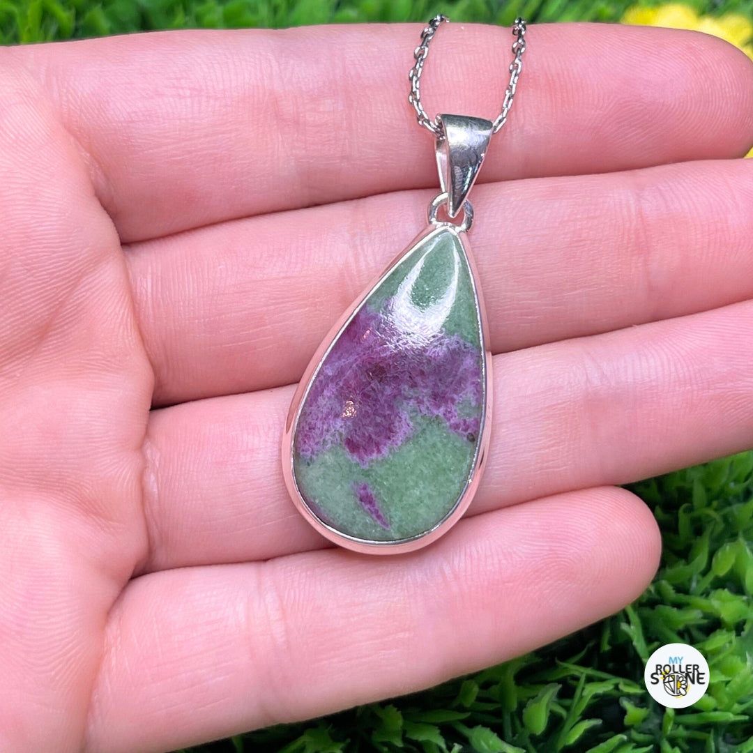 Pendentif Argent Rubis #5