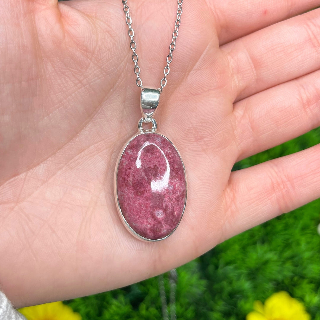 Pendentif Argent 925 Thulite #31