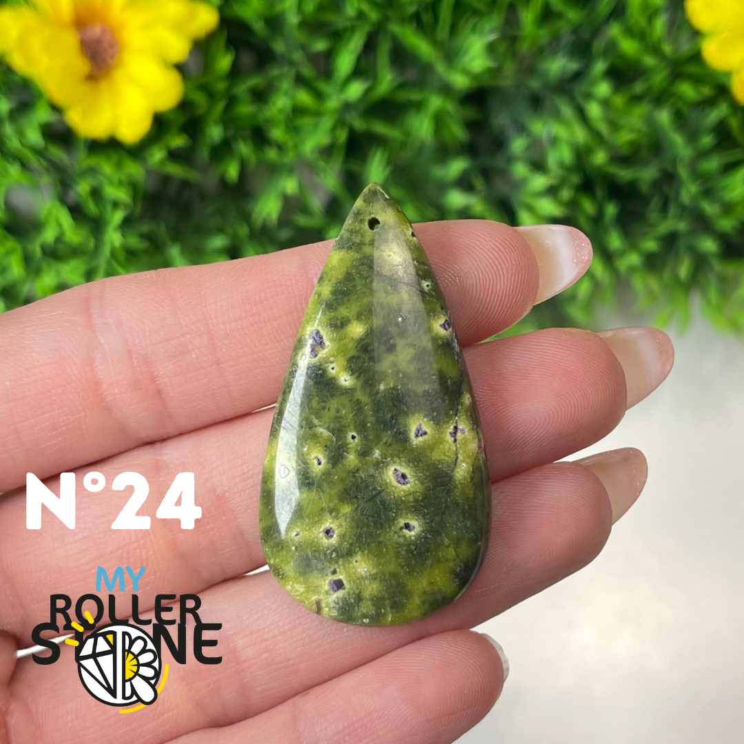 Pendentif Atlantisite 5A percé - 24