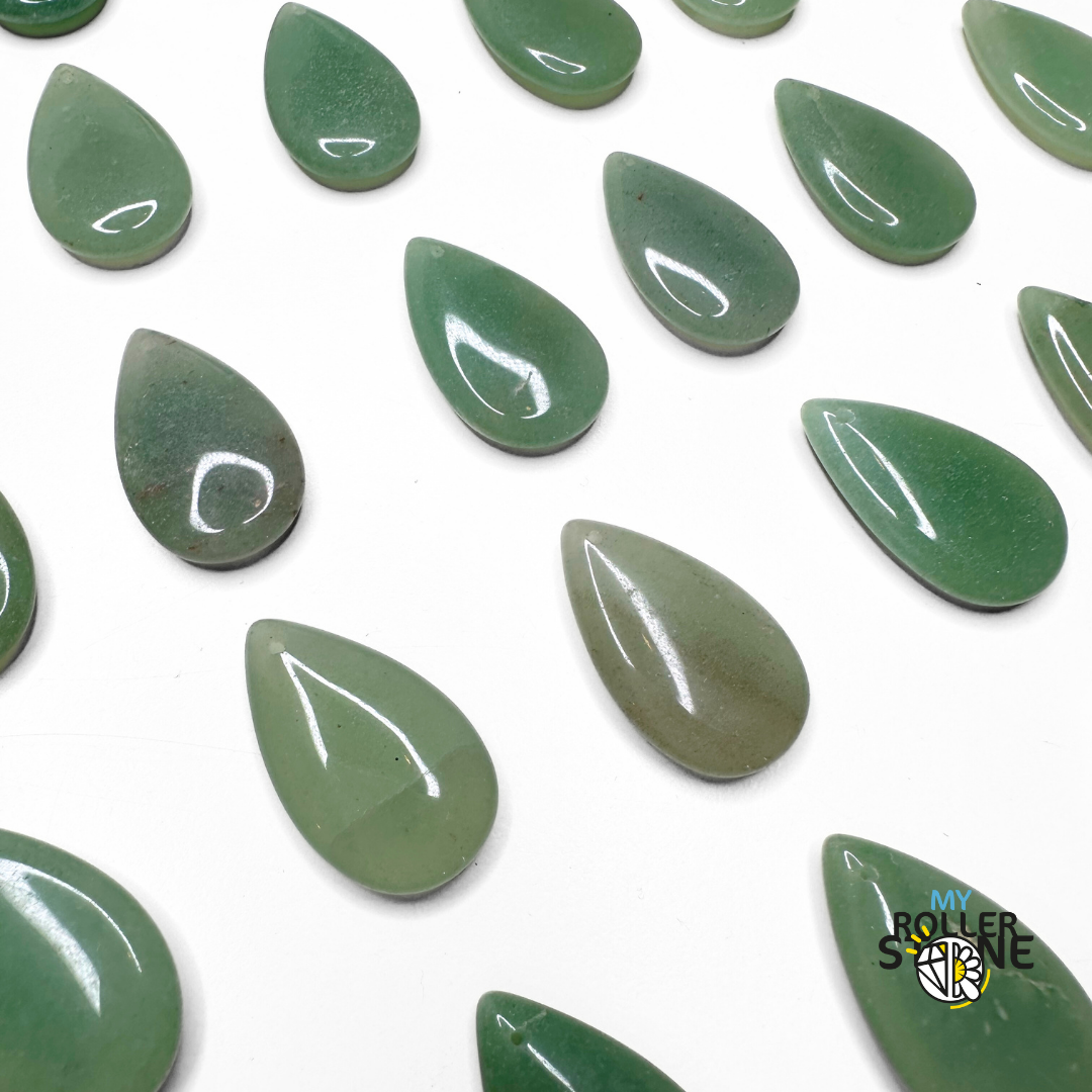 Pendentif Aventurine Percé - Perles