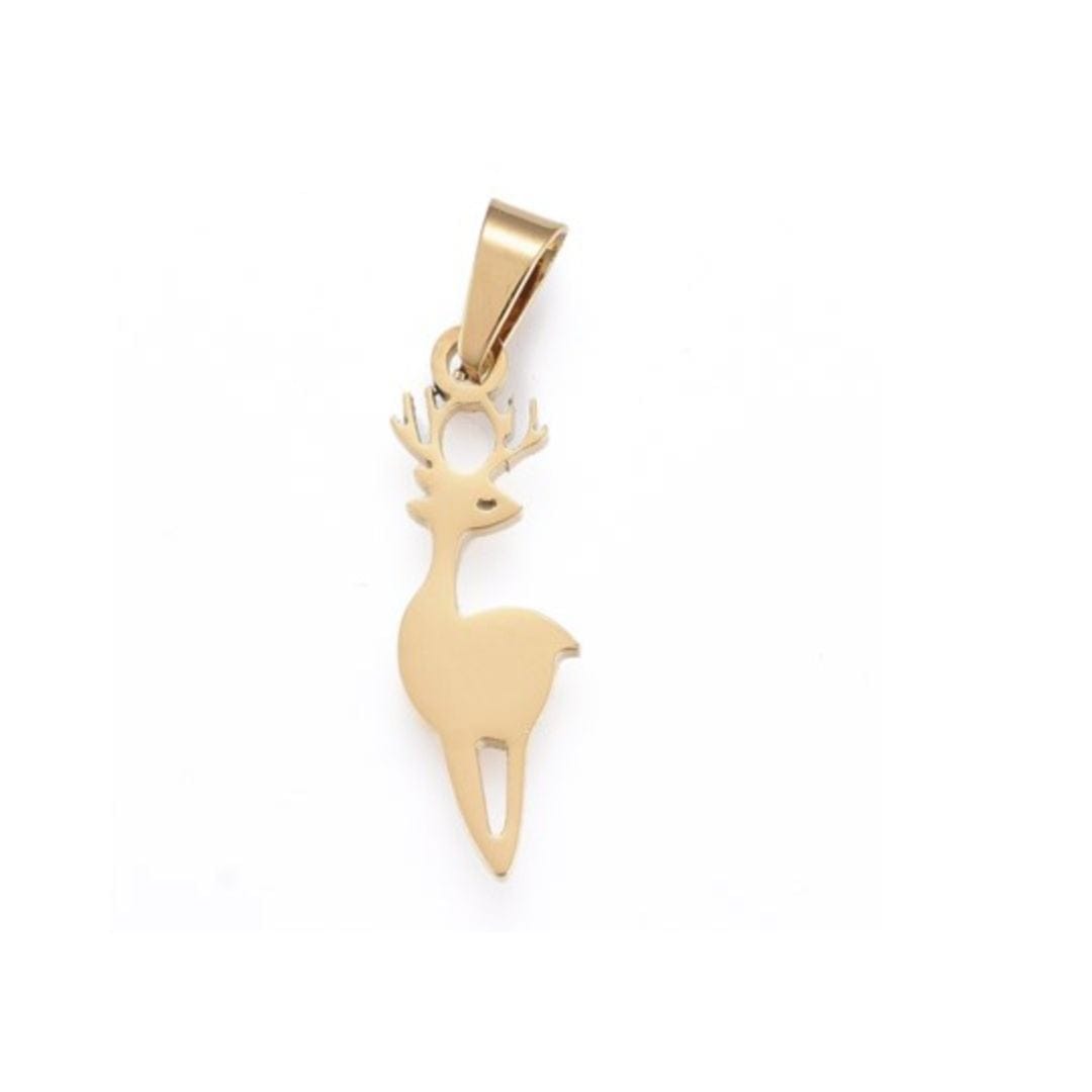 Pendentif biche - Breloques et pendentifs