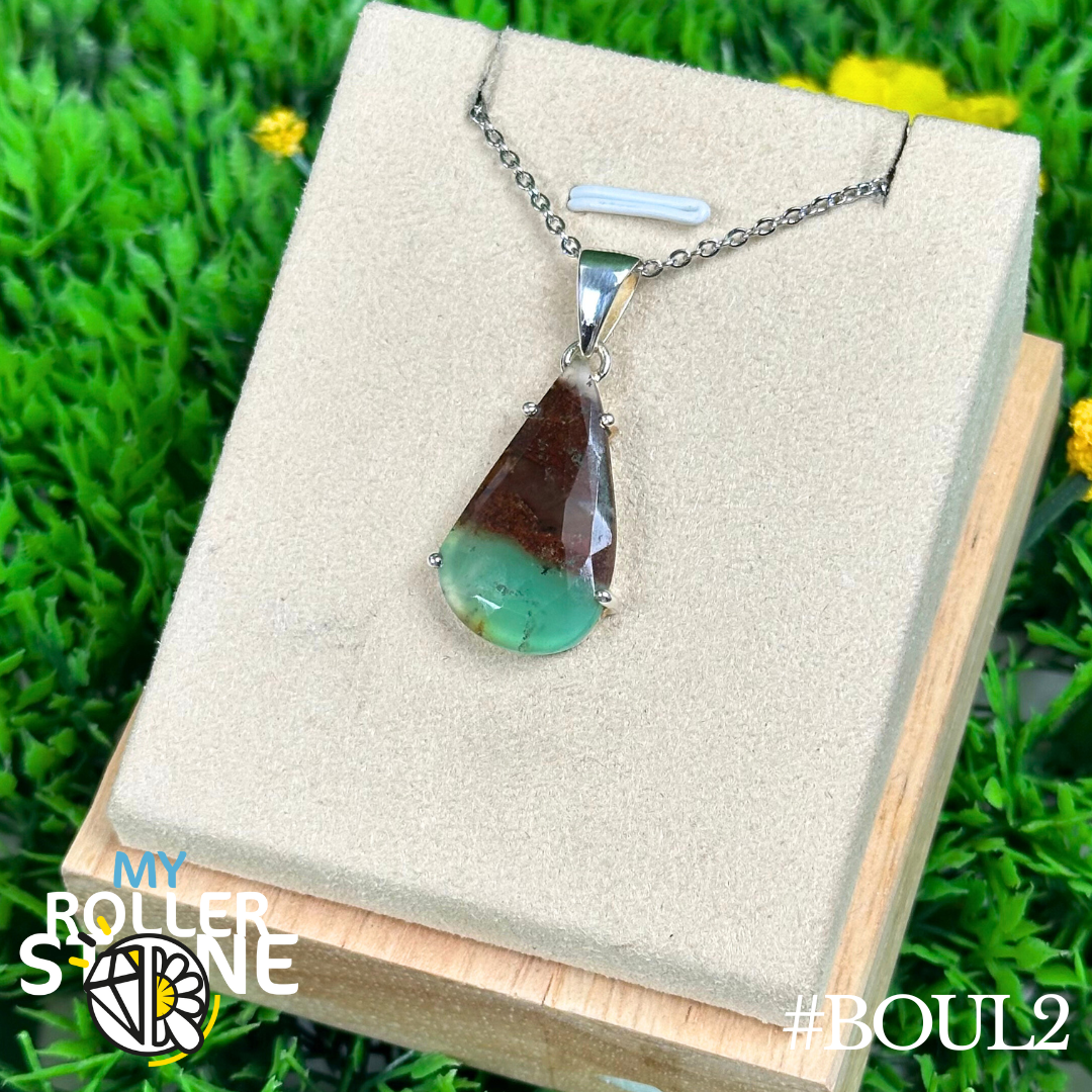 Pendentif Chrysoprase Boulder #BOUL2