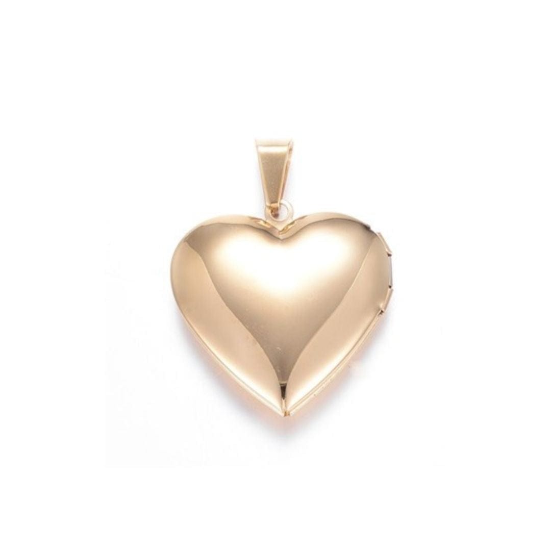 Pendentif coeur avec photo - Breloques et pendentifs