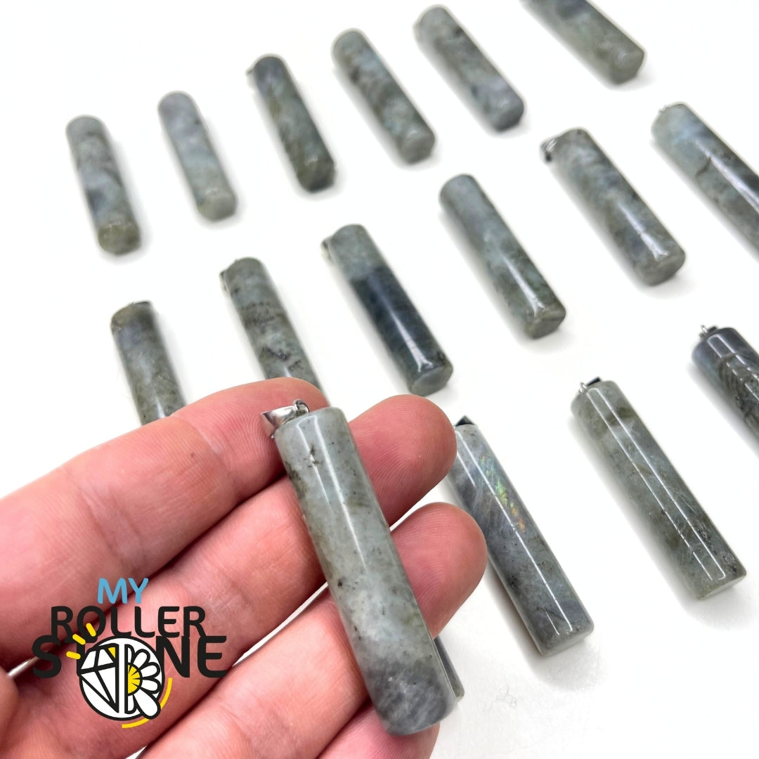 Pendentif colonne Labradorite - Colliers