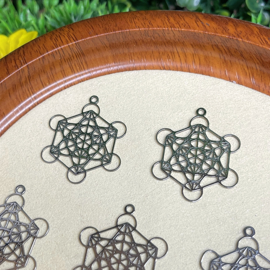 Pendentif Cube de Métraton - Breloques et pendentifs