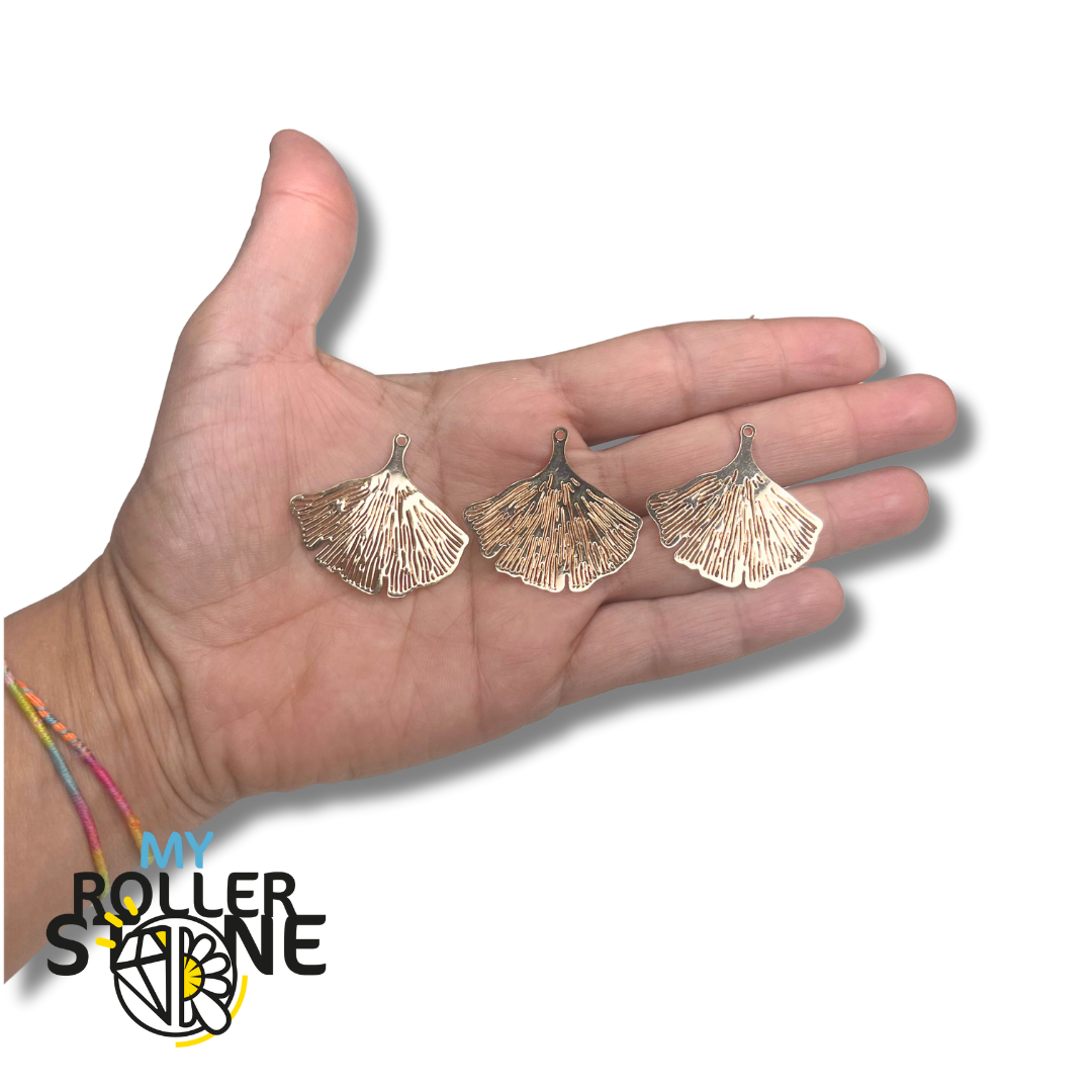 Pendentif feuille Ginkgo - Breloques et pendentifs