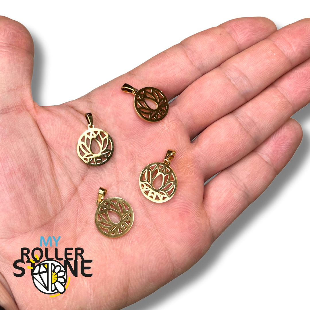 Pendentif fleur de Lotus - Breloques et pendentifs