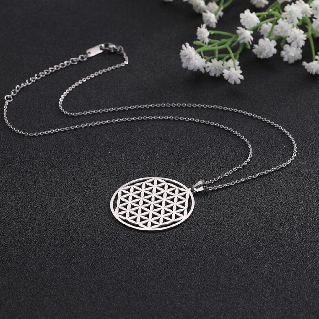 fleur de vie argent