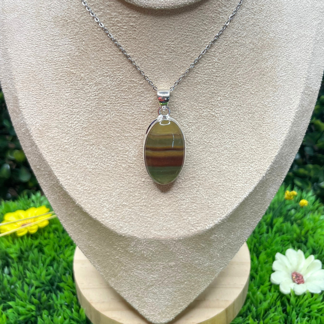 Pendentif Fluorite Arc en Ciel #1